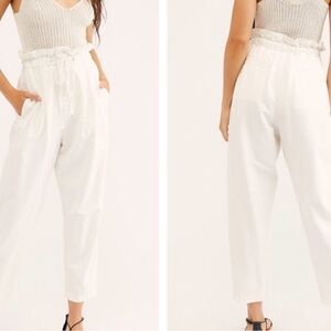 Free  People High Waisted Paperbag Trouser